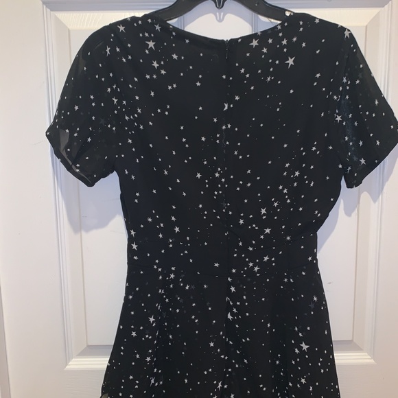 LE LIS Collection Black&White Star Romper - Picture 2 of 3
